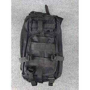 Unbranded Tactical Backpack Mens Large Black MOLLE Military Assault Pack